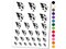 Happy Blue Footed Booby Bird Temporary Tattoo Water Resistant Fake Body Art Set Collection